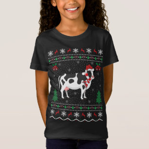Grappig Koe Dierenvriend Xmas Gift Lelijke Koe Ker T-shirt