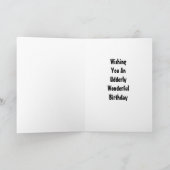 Grappig Koe gedicht Verjaardag Kaart (Binnen)