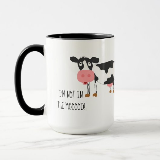 Grappig Koe niet in de goede Mok (Links)