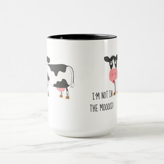Grappig Koe niet in de goede Mok (Midden)