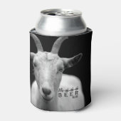 Grappig koel geitengeluid "mijn bier" monogram blikjeskoeler (Blikje Voorkant)