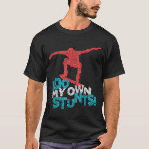 Grappig Koel Skateboarden Quote Gezegde, Skateboar T-shirt