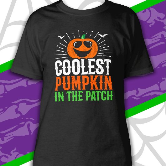 Grappig koelste pompoen in de patch halloween part t-shirt