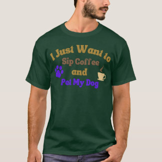 grappig koffie citaat jongen t-shirt