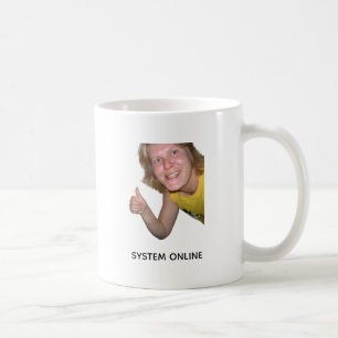 Grappig koffie laadsysteem online meme mok