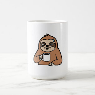 Grappig Koffie Luiaard T-shirt Mijn Spirit Anima Koffiemok