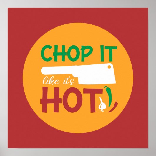 Grappig koken, zoals het heet Keukenkunst is Poster (Voorkant)