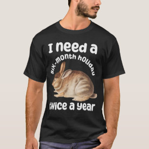 Grappig Konijn Quote T-Shirt – Hilarische Bunny Me