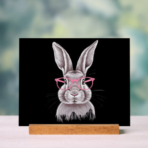 Grappig Konijn Schattige Familie Cadeaus Pasen Acryl Bord