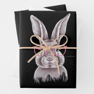 Grappig Konijn Schattige Familie Cadeaus Pasen  Inpakpapier Vel