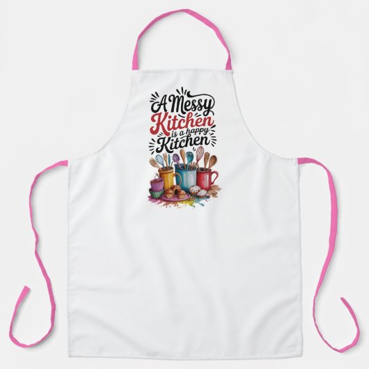 Grappig Kookcadeau, Chef & Home Cook Kleding Schort (Voorkant)