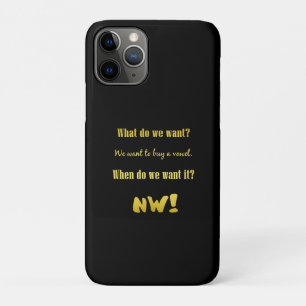 Grappig Koop een klinker — Nu! iPhone 11 Pro Hoesje