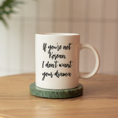 Grappig Koreaans drama dat ik niet wil. Tweekleurige Koffiemok