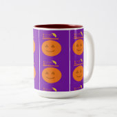 Grappig Kostuum Ontwerp Pompoen Halloween Mok (Voorkant rechts)