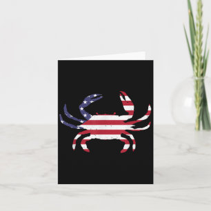 Grappig krabkostuum voor mannen vrouwen kinderen z kaart