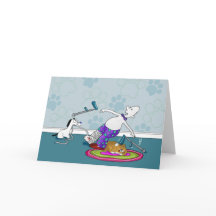 Grappig krijgen goed kaart