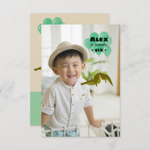 Grappig krokodil Verjaardagsfeest met afbeelding Kaart