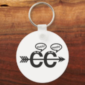 Grappig kruisland ©Ouch! Runner Sleutelhanger (Voorkant)