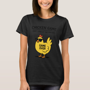 Grappig Kuikenspel Kijk Niet Naar De Kip Humor T-shirt