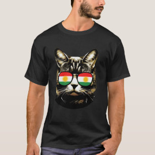 Grappig Kurdistan Kat Design Kleding Koerdische Ka T-shirt