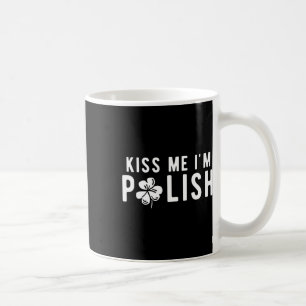Grappig Kus Me Ik ben Poolse St. Patrick's Day Koffiemok