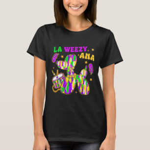 Grappig La Weezy Ana Mardi Gras Carnaval Cake Walk T-shirt