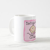 Grappig, laat me niet Nani bellen Koffiemok (Voorkant links)