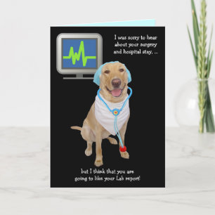 Grappig  labrapport wordt goed kaart