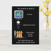 Grappig  labrapport wordt goed kaart (Gele Bloem)