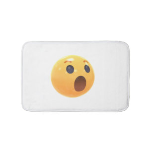 Grappig Lachend Emoji Gezicht Badmat