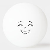 Grappig Lachend Gezicht Ping Pong Ball (Voorkant)