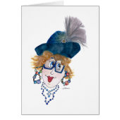 Grappig Lady die het water test (Voorkant)