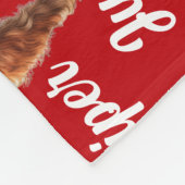 Grappig Lakeland Terrier Hondennaam Patroon Kerstm Fleece Deken (Hoek)