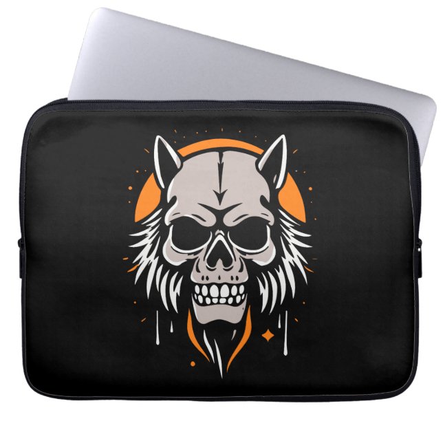 grappig laptop sleeve (Voorkant)