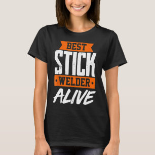Grappig lassen Pipeliner Stick Lasser Lassen Grapp T-shirt