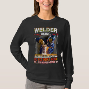Grappig lassen T-shirt Trots lasser cadeau