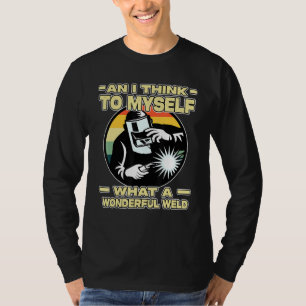 Grappig  lassen voor mannen, pap Blacksmith-werk T-shirt