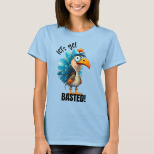 Grappig Laten we Basted T-shirt