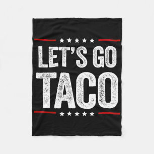 Grappig, laten we gaan Taco 22 Fleece Deken