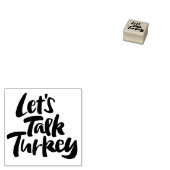 Grappig, laten we het over Thanksgiving van het di Rubberstempel (Gestempeld)