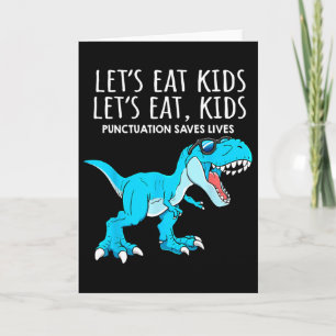 Grappig Laten we Kinderen Eten Interpunctie Slaat  Kaart