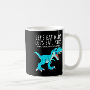 Grappig Laten we Kinderen Eten Interpunctie Slaat Koffiemok