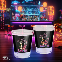 Grappig laten we verlicht volwassen cocktail verja shot glas