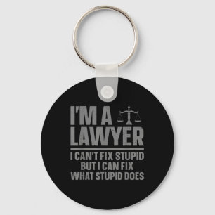 Grappig Lawyer Design voor Mannen Vrouwen Law Scho Sleutelhanger