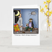 Grappig leeg Wenskaart "Spectickles" Kaart (Gele Bloem)