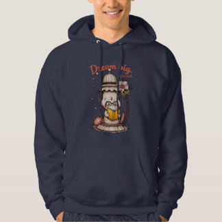 Grappig leesbaar Boeddha Lantaarnontwerp Hoodie