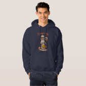 Grappig leesbaar Boeddha Lantaarnontwerp Hoodie (Voorkant volledig)