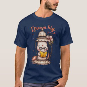 Grappig leesbaar Boeddha Lantaarnontwerp T-shirt