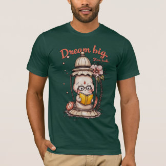 Grappig leesbaar Boeddha Lantaarnontwerp T-shirt