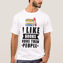 Grappig leesdesign t-shirt
